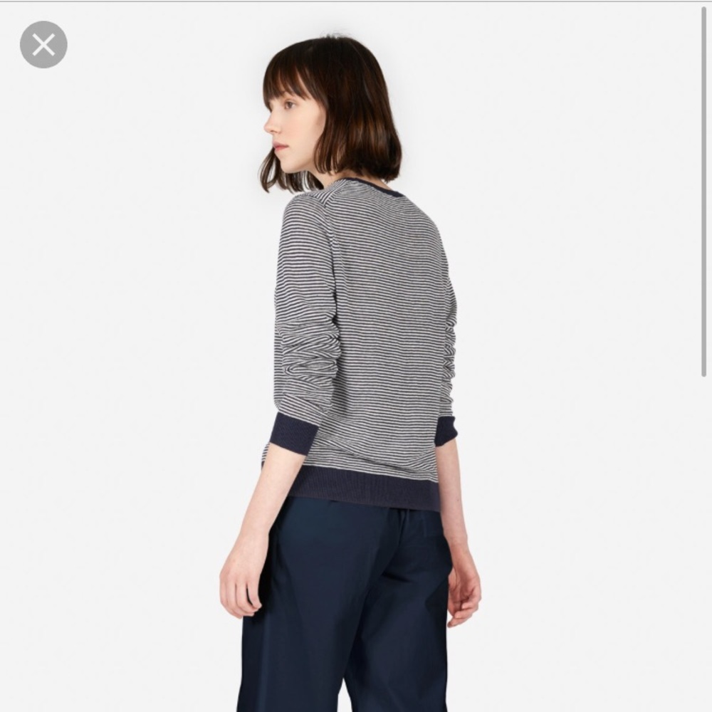 {everlane} Striped Linen Sweater